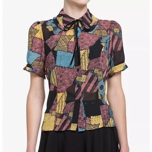Her Universe Sally Nightmare Before Christmas Blouse NEW